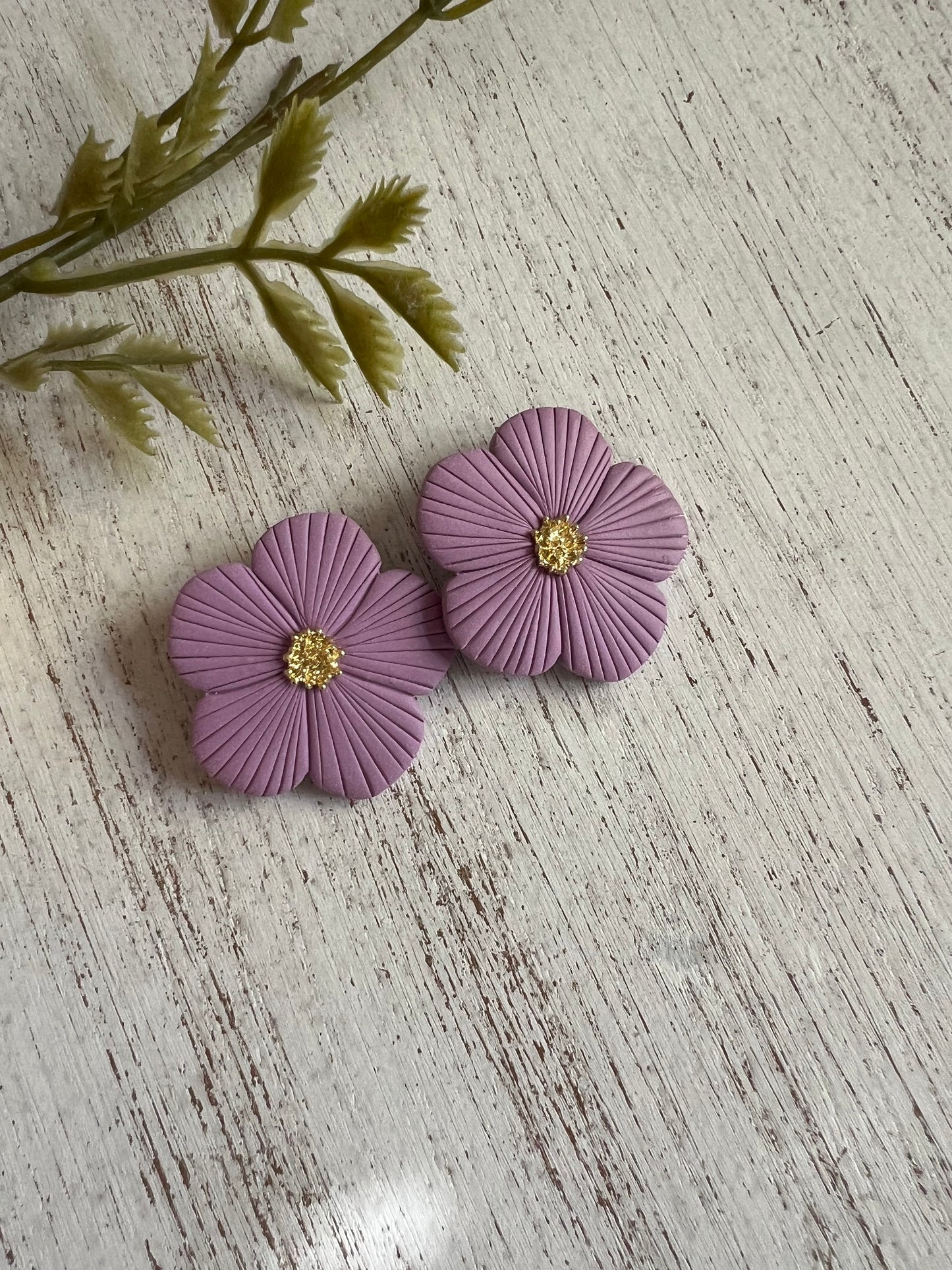 Orecchini fiori ametista